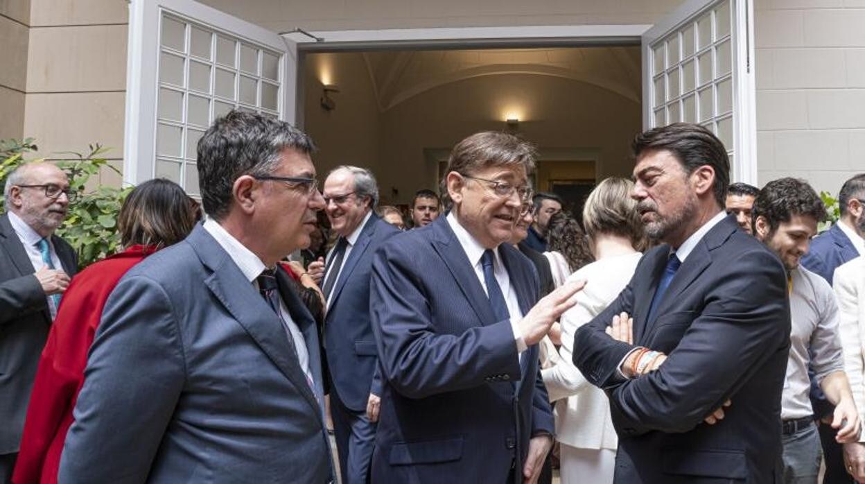 Diálogo entre Ximo Puig y Barcala tras la toma de posesión del primero en 2019