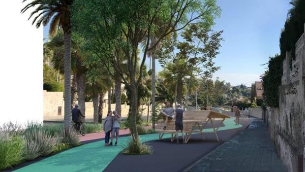 Alicante inicia en la avenida Costa Blanca un nuevo modelo urbano más abierto para peatones y ciclistas