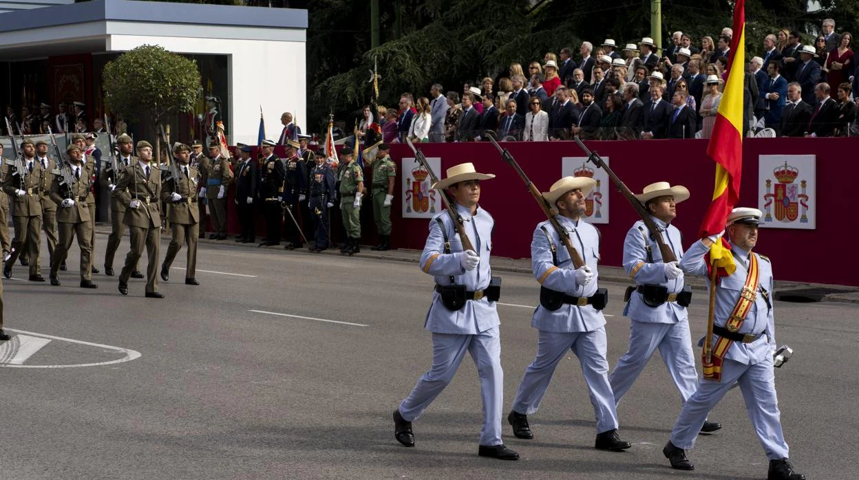 Desfile de las Fuerzas Armadas por el Día de la Hispanidad en Madrid (2019)