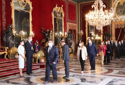 Invitados en el saludo a los Reyes