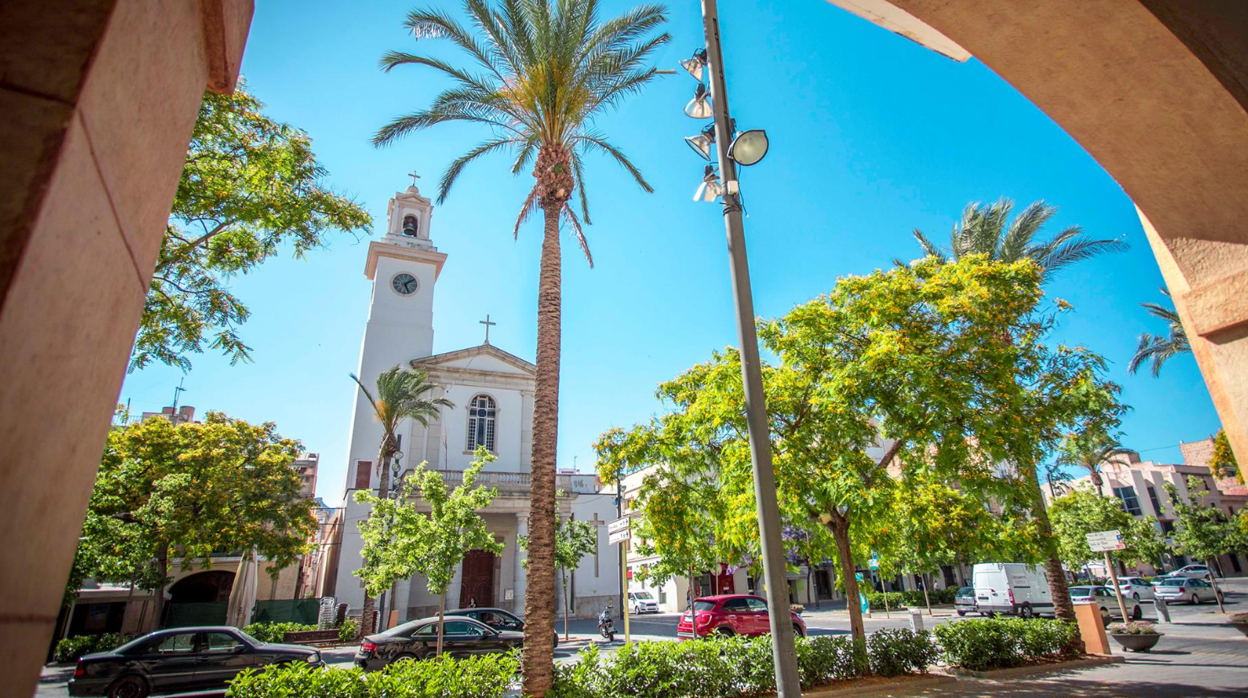 Una imagen del centro de San Carlos de la Rápita