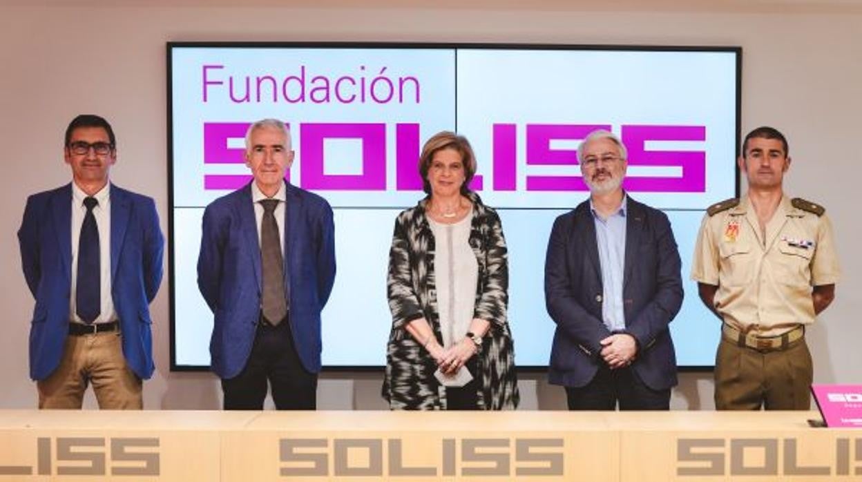 Componentes del grupo de investigación en el plan Recover de la Fundación Soliss