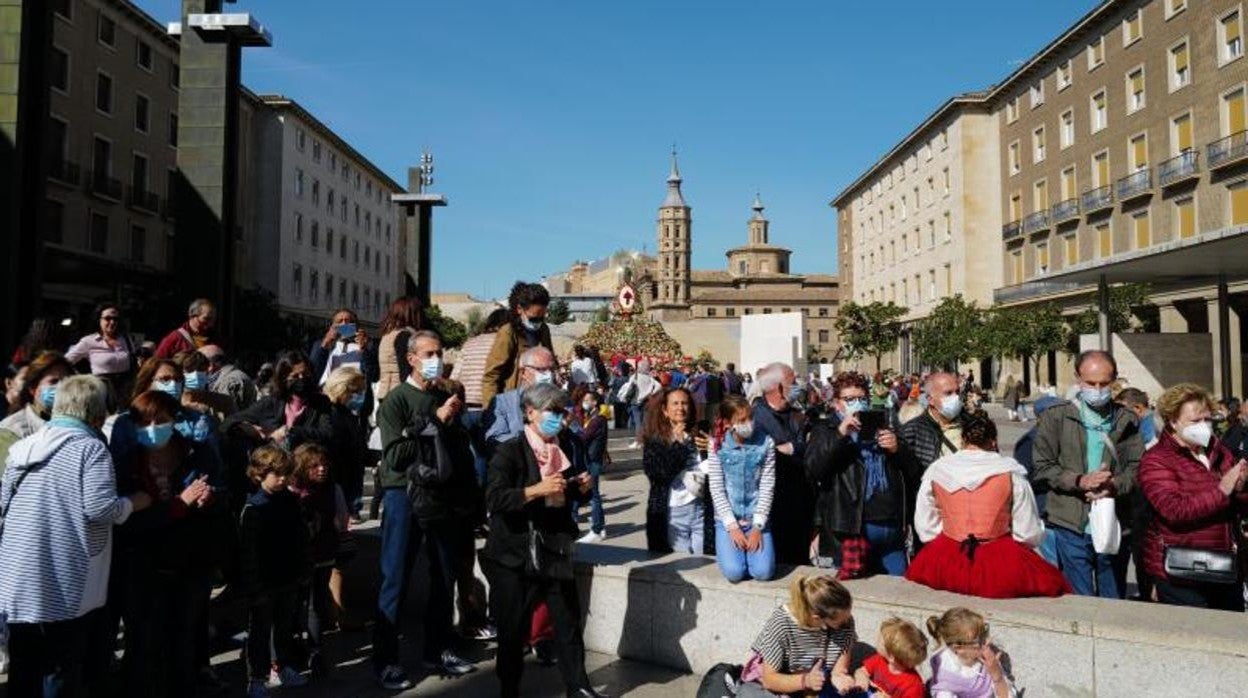 La emblemática Plaza del Pilar de Zaragoza