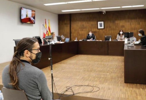 El fotógrafo Albert García, durante el juicio este jueves