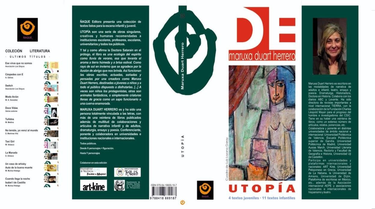 Maruxa Duart Herrero firma ejemplares de «Utopía» en la Feria del Libro de Valencia y la de Castellón