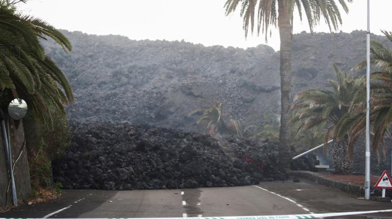 Avance de la colada norte por La Lagura