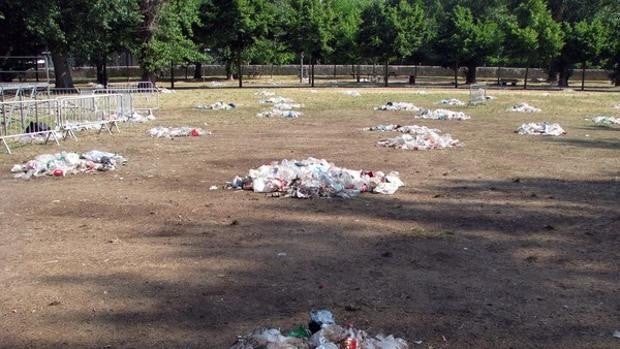 Cs en Miranda de Ebro propone exponer la basura del botellón para concienciar a los jóvenes