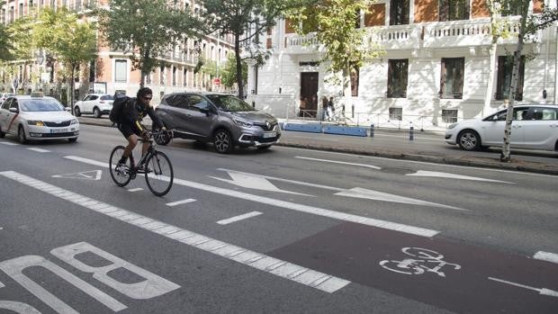 La construcción del tramo más largo del carril bici de Castellana arrancará a finales de año