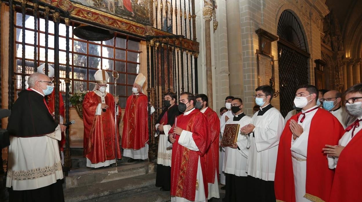 Acto penitencial en la catedral primada celebrado el domingo 17 de octubre presidido por Cerro Chaves