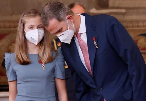 Felipe VI y la Princesa Leonor