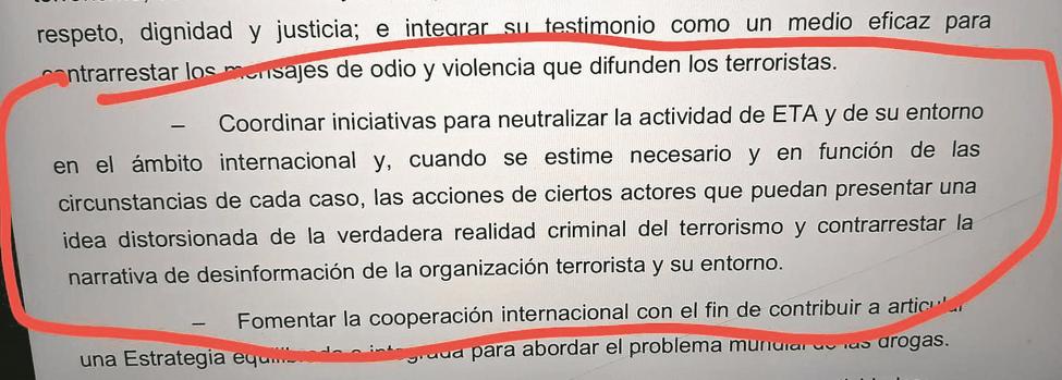 Página de la descripción del programa 142A del Presupuesto, hasta ayer en la web de Hacienda