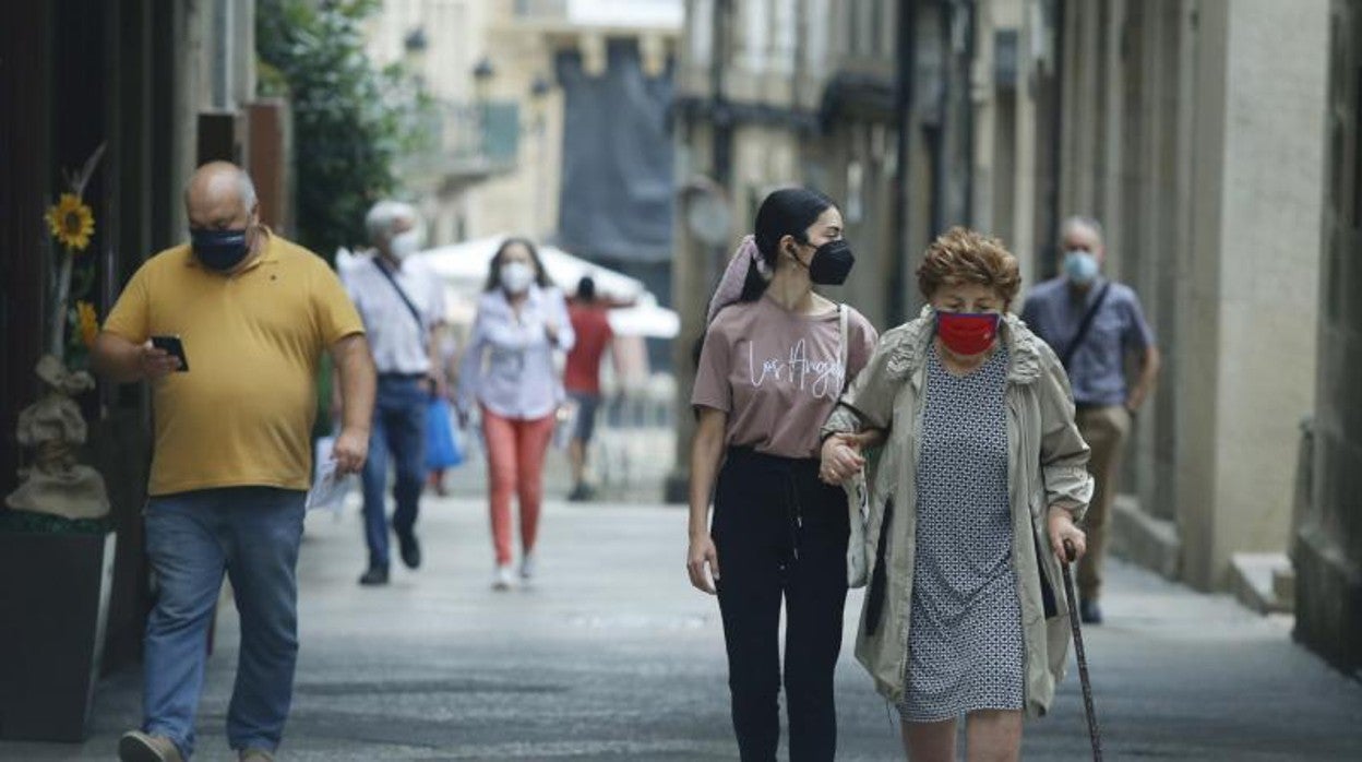 Una calle de Orense, en una imagen de archivo