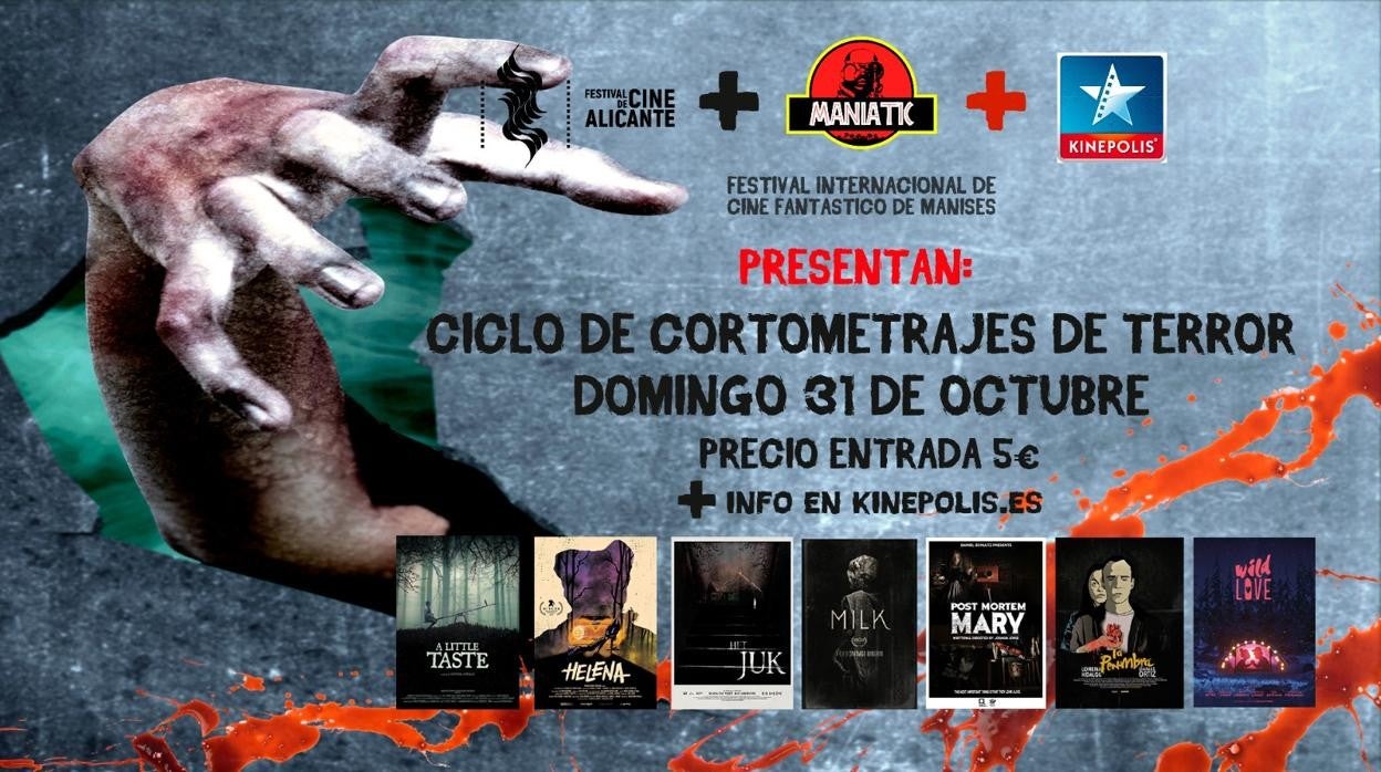 Cartel del Ciclo de Cortometrajes de Terror