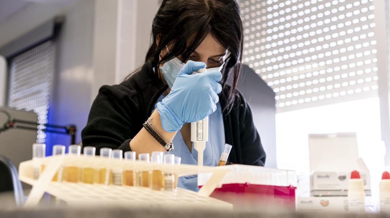 Imagen de archivo del laboratorio de un hospital en Valencia