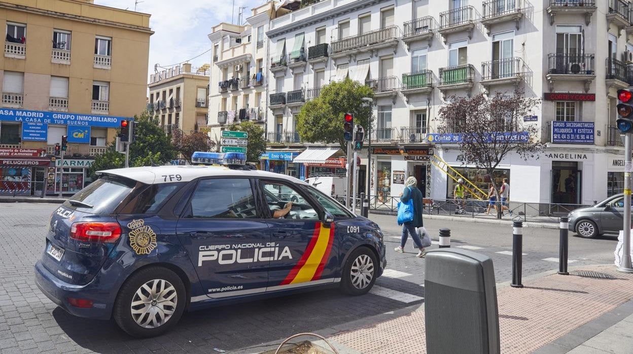 Un coche de la Policía Nacional