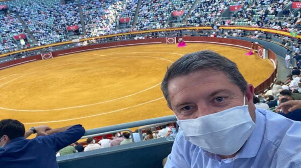 Page es un gran aficionado a la fiesta de los toros