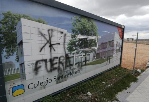 Rivas mostró en 2015 una gran oposición a la construcción del Colegio católico Santa Mónica