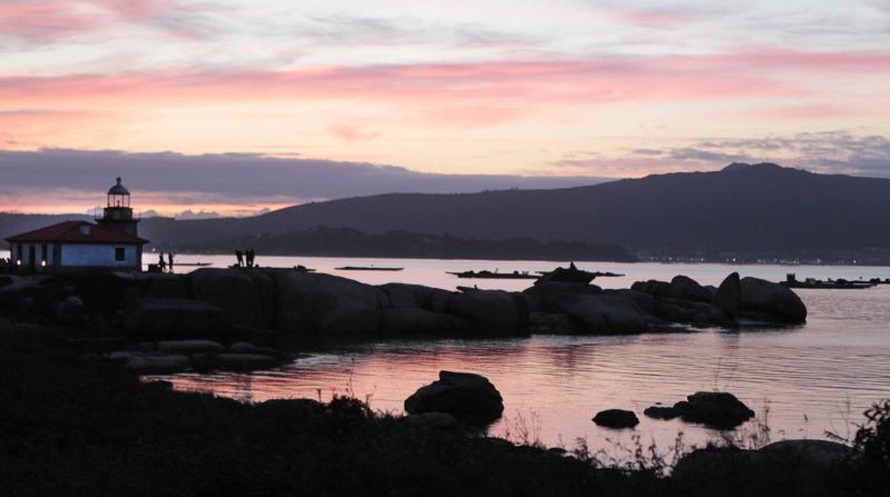 El Faro de Punta Cabalo, en A Illa de Arousa (Pontevedra)