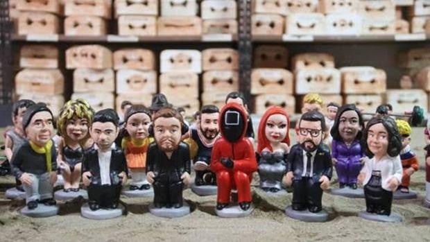 'El Juego del Calamar', Xavi Hernández, Ibai Llanos y Ayuso, los 'caganers' que se estrenan estas Navidades