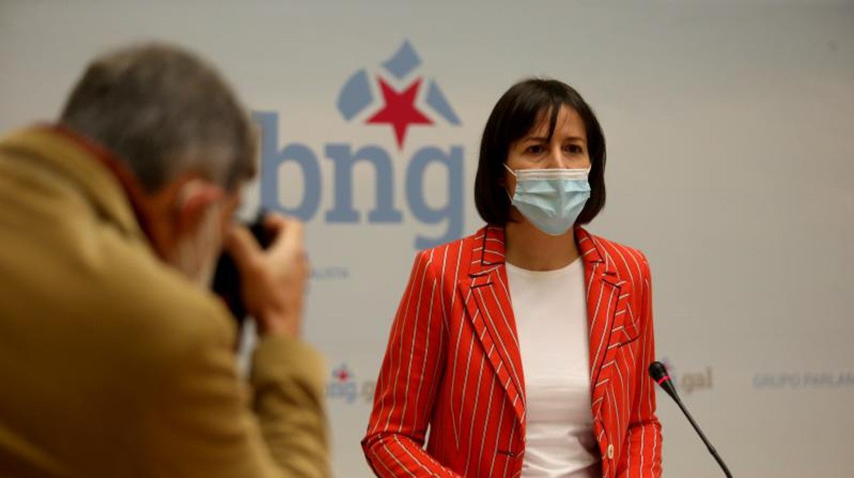 Ana Pontón, en una comparecencia de prensa en noviembre del año pasado