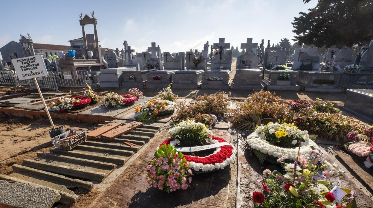 La ampliación del cementerio de Ávila acoge los restos de gran parte de los fallecidos por Covid en la comunidad