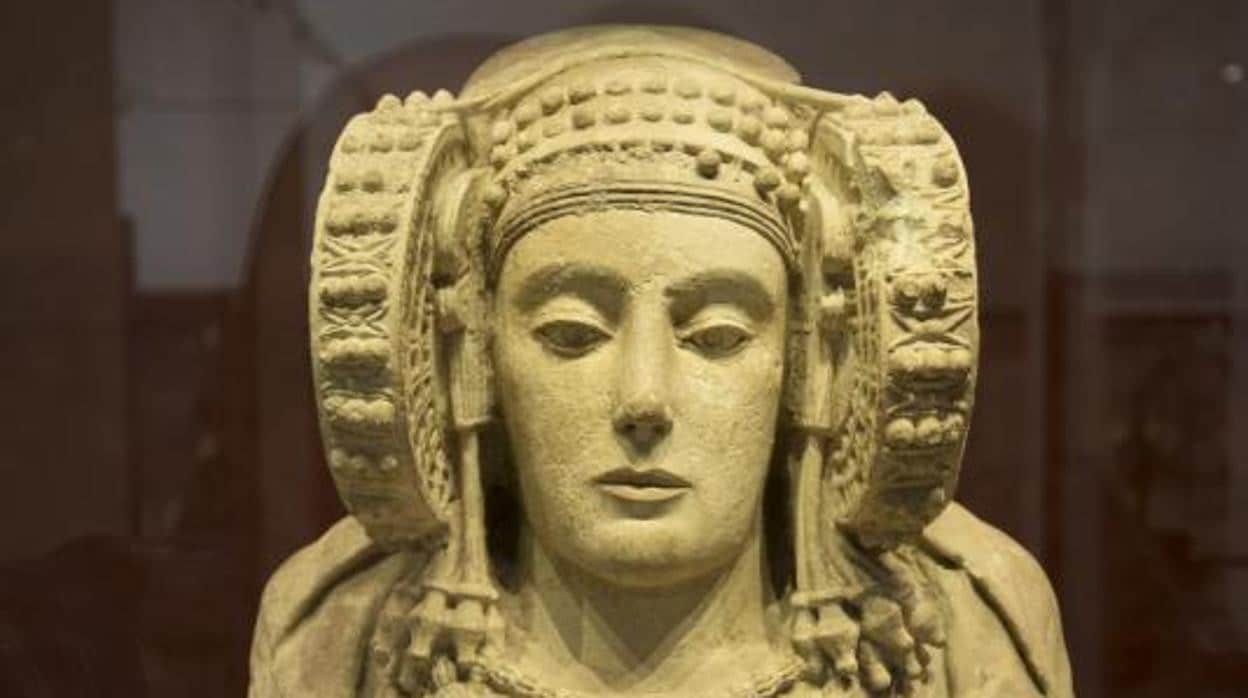 La Dama de Elche, expuesta en el Museo Arqueológico Nacional, en Madrid