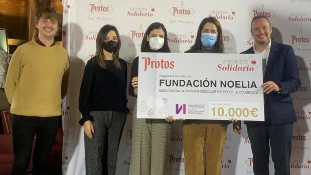 La Fundación Noelia gana el premio del VI Brindis Solidario de Bodegas Protos