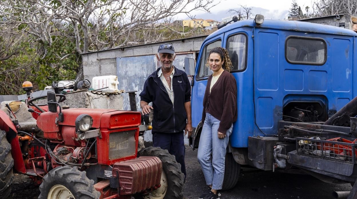 Suso y Petra han perdido sus hogares en La Palma