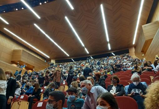El público abarrotó este domingo el auditorio El Greco para apoyar el cierre del CiBRA