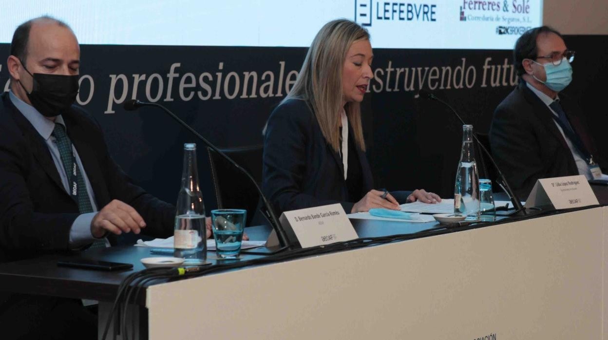 La concejal de Hacienda de Alicante, Lidia López, en el congreso nacional de asesores fiscales