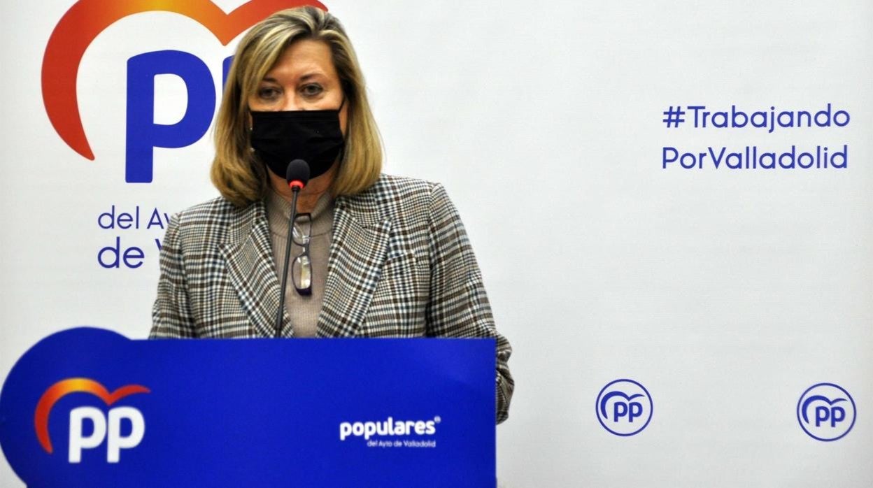 La presidenta del Grupo Municipal Popular en el Ayuntamiento de Valladolid, Pilar del Olmo