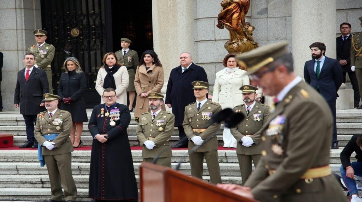 Festividad de la patrona de Infantería en la Academia de Toledo