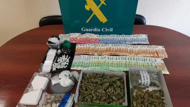 Dos detenidos tras desmantelar un importante punto de venta de cocaína en Torrijos