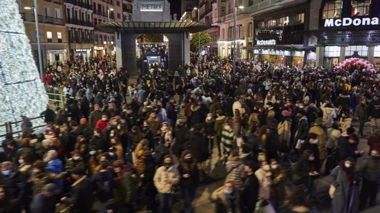 Multitud de personas, el viernes pasado, en la Red de San Luis