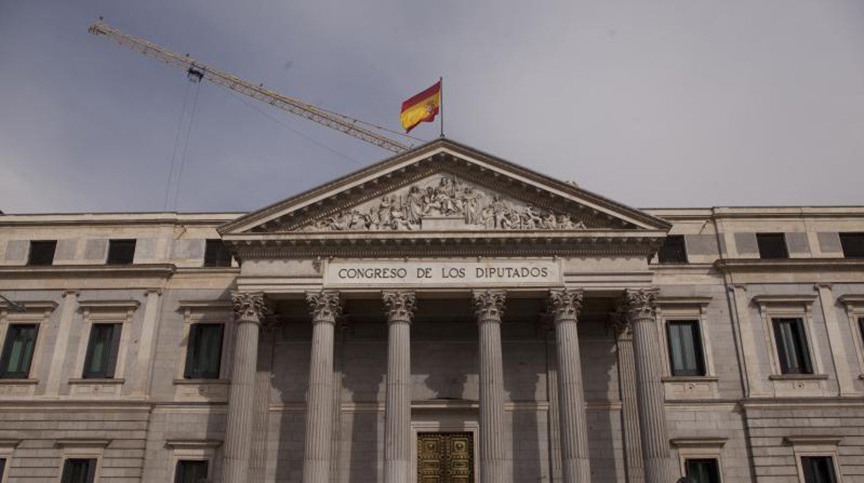 Fachada del Congreso de los Diputados