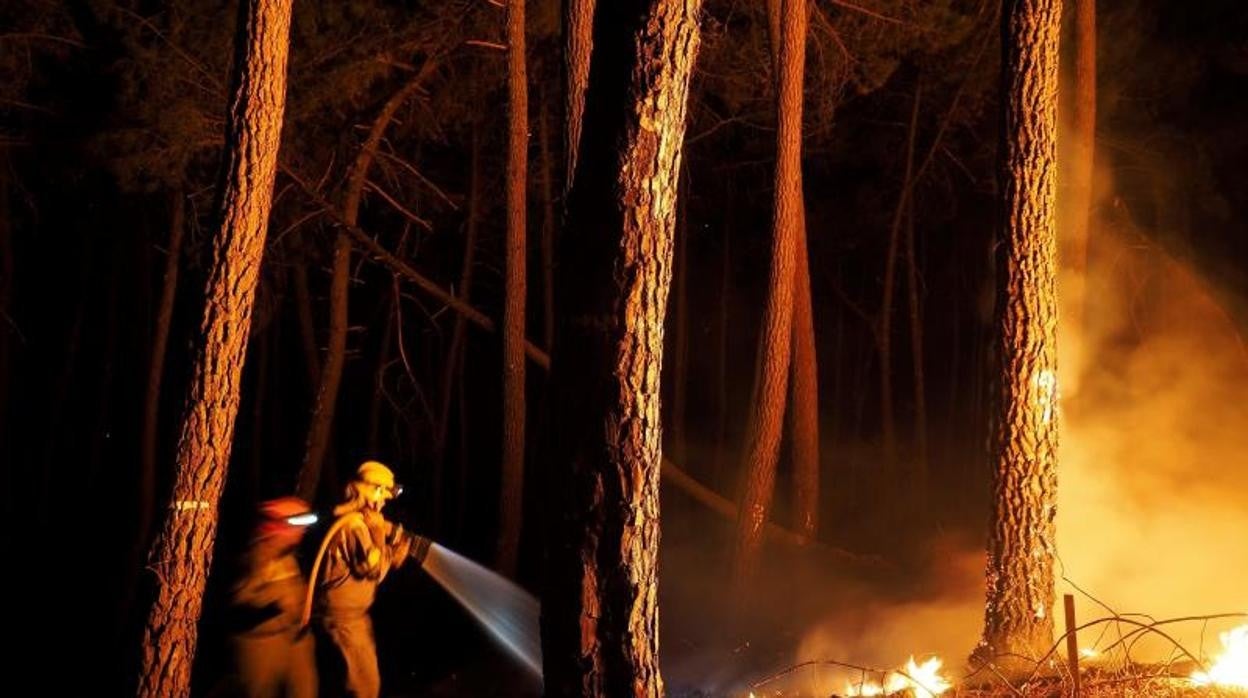 El mayor incendio del verano, en Ribas do Sil