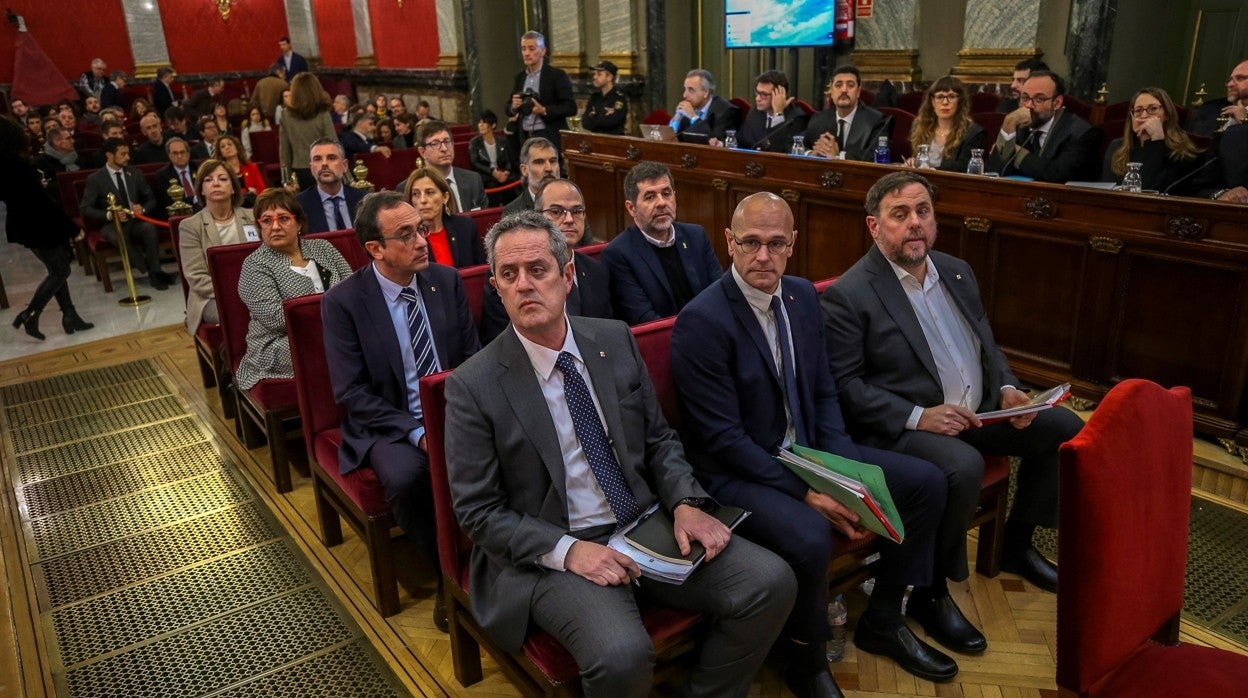 Los líderes del 'procés', en el banquillo del Tribunal Supremo