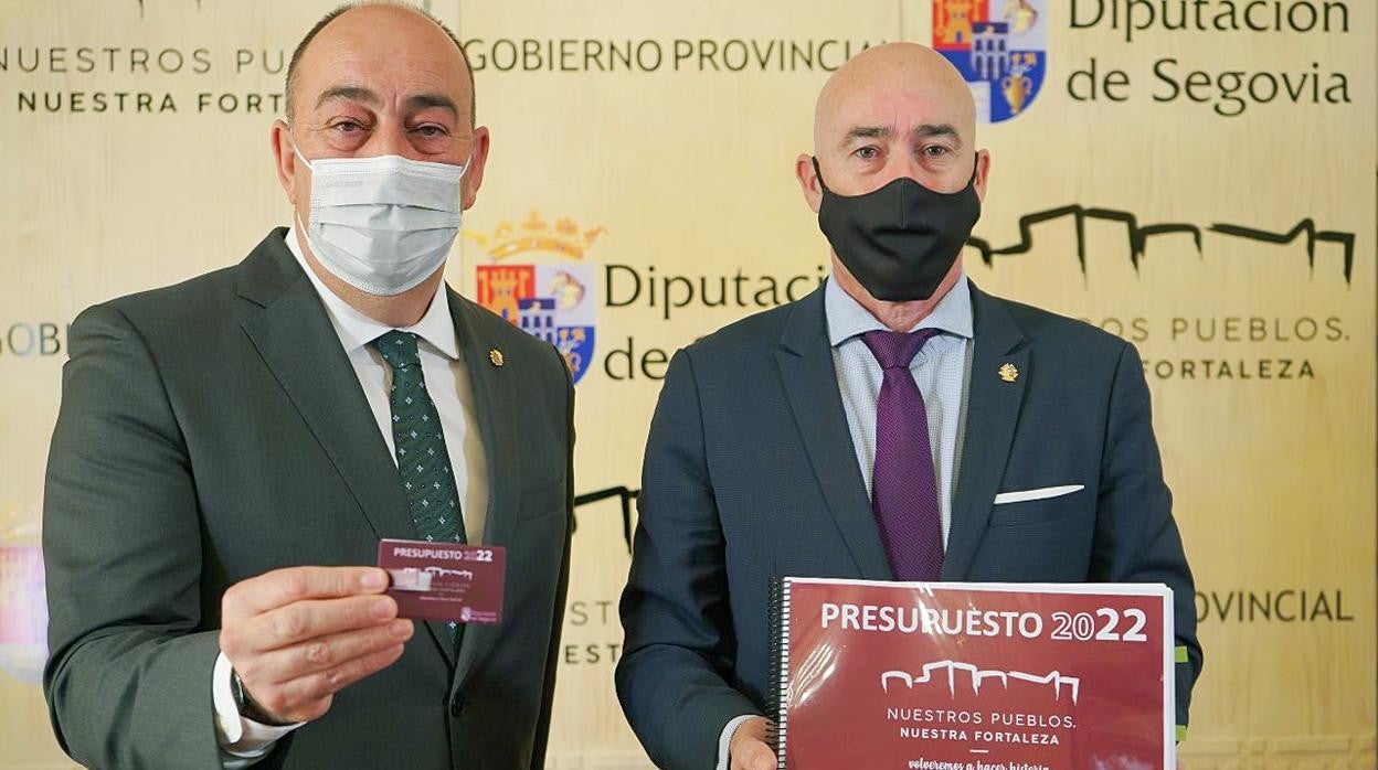 El presidente de la Diputación de Segovia presenta los Presupuestos para 2022