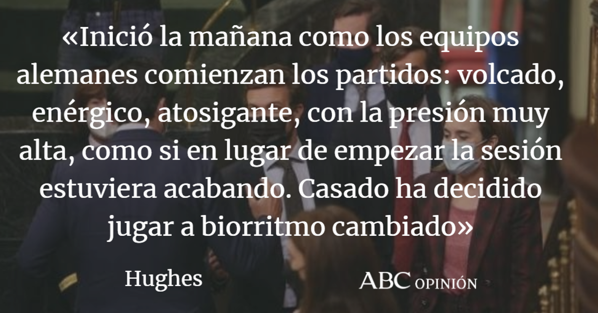 Pablo Casado este miércoles en el Congreso de los Diputados