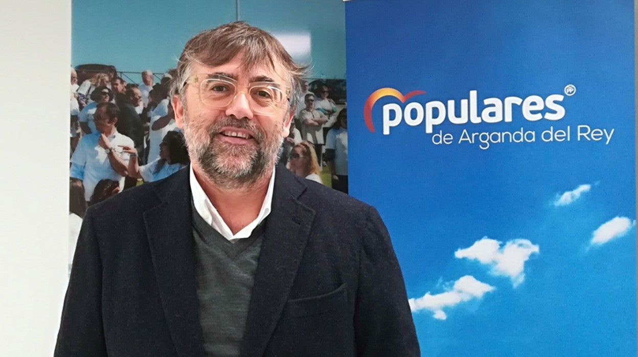 El presidente del PP de Arganda, Pablo Rodríguez Sardinero