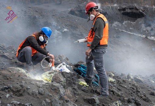 Monitoreo de gases en las coladas en enfriamiento