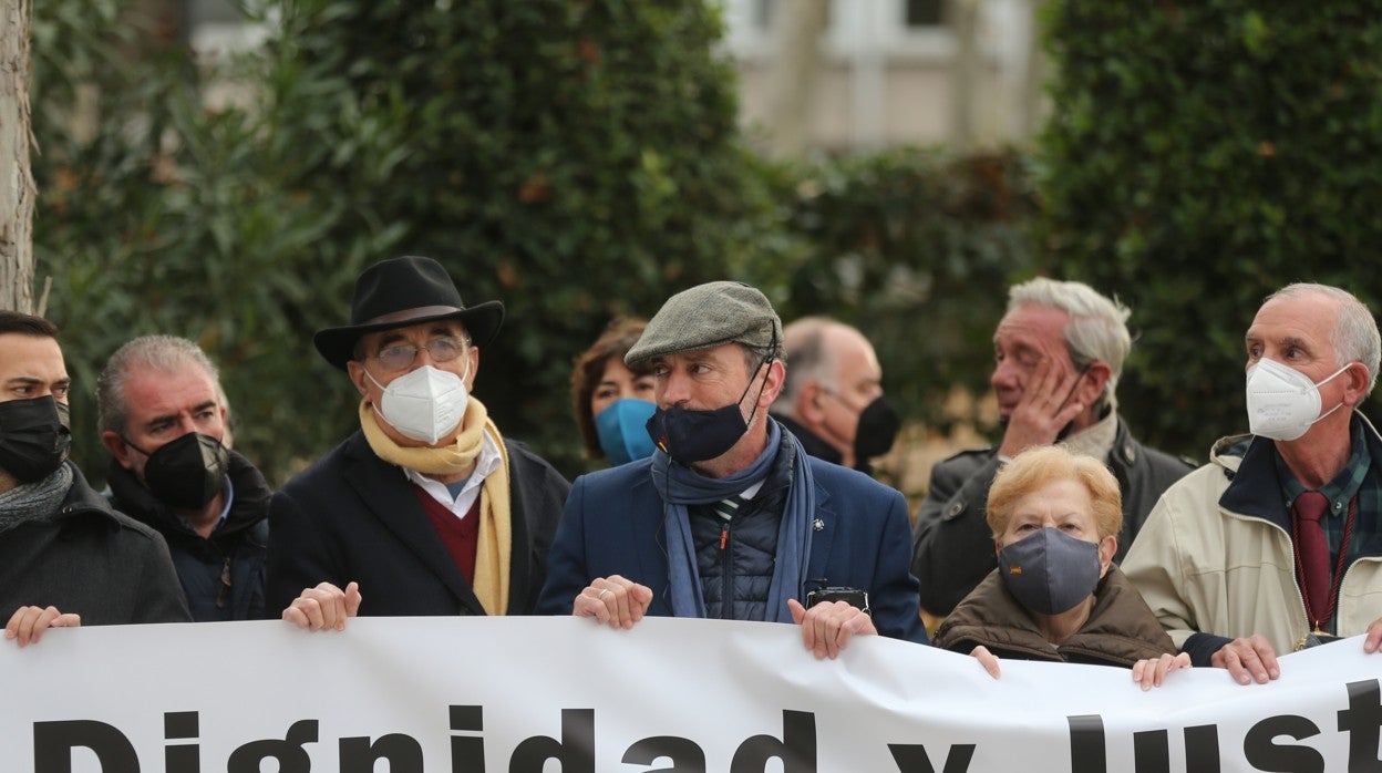 Concentración de Dignidad y Justicia esta mañana frente a la Audiencia Nacional