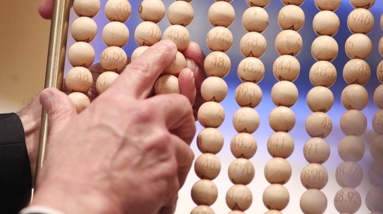 Imagen de una de las tablas de las que ha salido el Gordo de la Lotería de Navidad