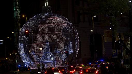 Las luces navideñas de Madrid.