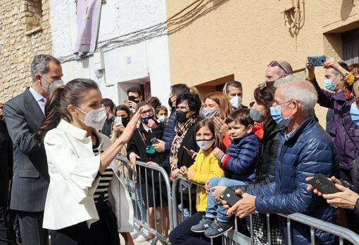 En Fuendetodos, con ciudadanos en el 275 aniversario de Goya