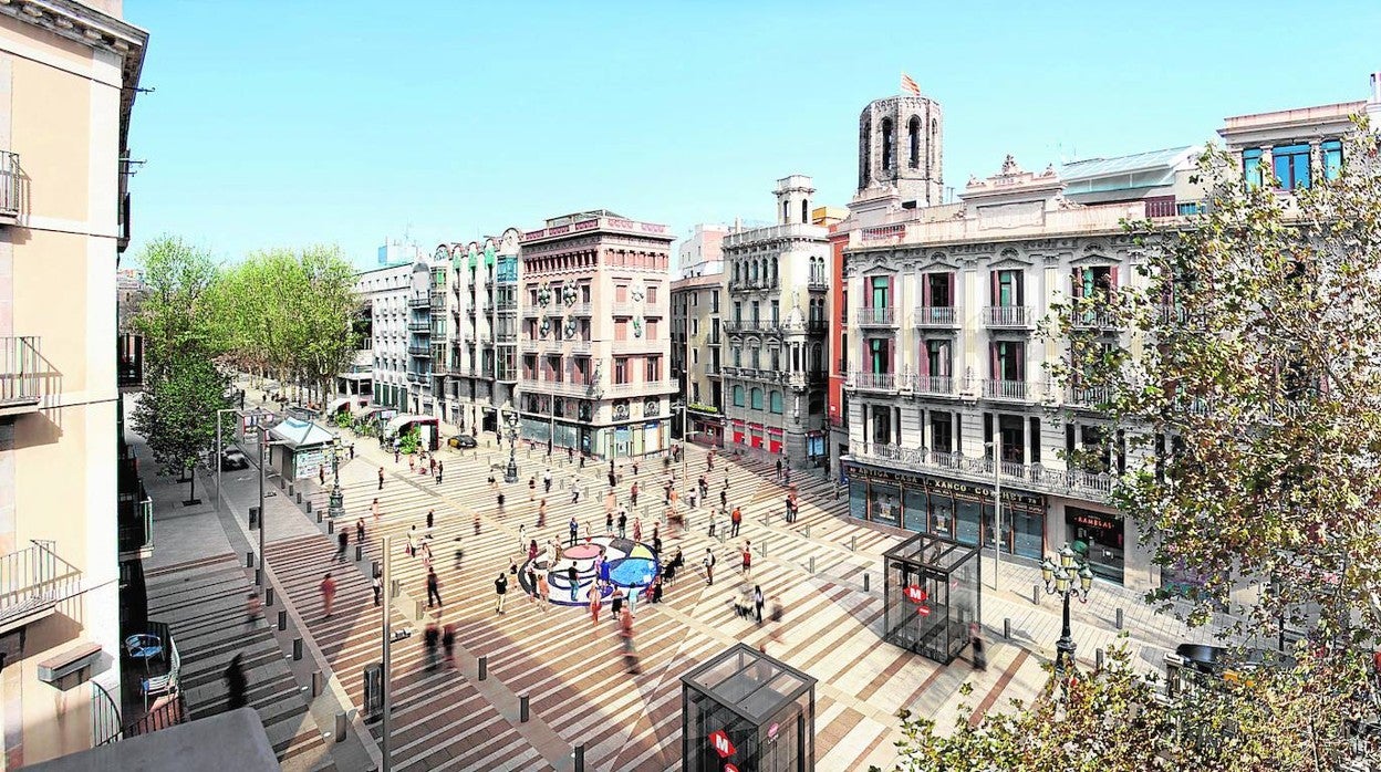 Recreación virtual de la futura Rambla