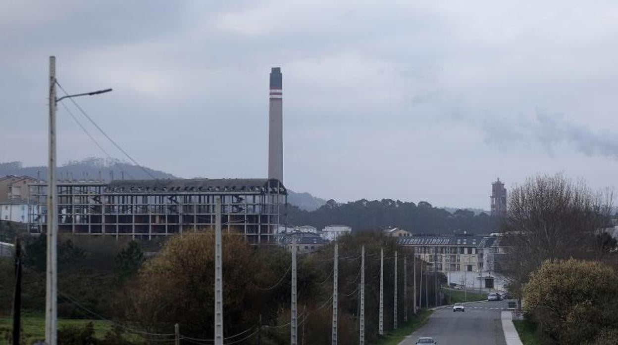 Chimenea la planta de San Cibrao