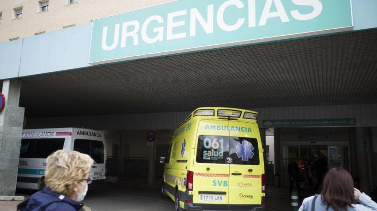 Acceso al área de Urgencias del Hospital Miguel Servet de Zaragoza