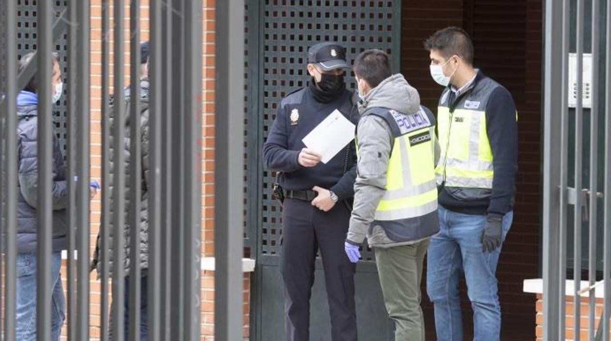 La Policía Nacional, en marzo, en un crimen machista de Torrejón