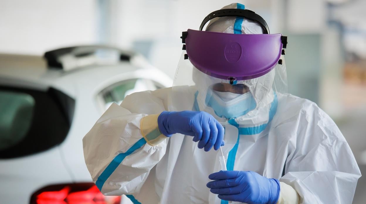 Test de antígenos el pasado 24 de diciembre en el centro de salud de Ciudad Rodrigo (Salamanca)